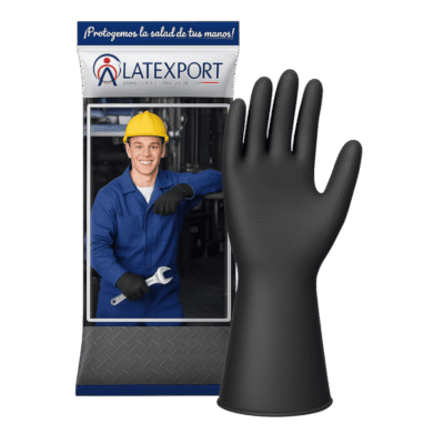 Guantes Industrial Calibre 25 Bicolor