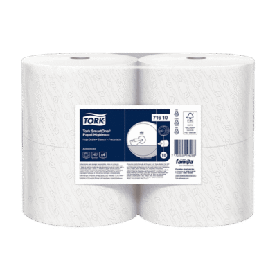 Paca Papel Higiénico Tork Xtra1 Doble Hoja Blanco