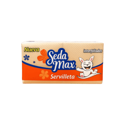 Servilletas Cortadas Seda Max Natural 330uds