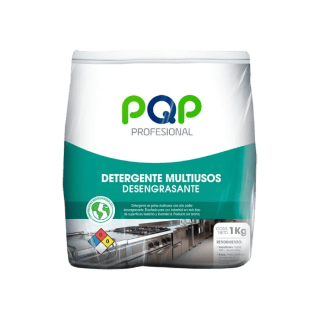 Detergente En Polvo Desengrasante Sin Aroma PQP